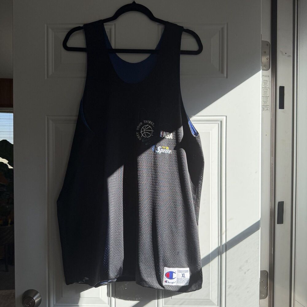 Vintage 1994 Champion NBA Sprite Blank Basketball Practice Jersey Mens XL